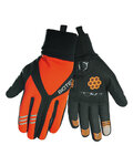 BIOTEX Langfinger-Fahrradhandschuhe - ARTIC GEL - Orange/Schwarz