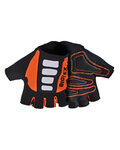 BIOTEX Fingerlose Fahrradhandschuhe - MESH RACE  - Schwarz/Orange