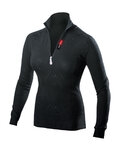 BIOTEX Langarm Fahrrad-Shirt - REFLEX WARM LADY - Schwarz