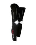 BIOTEX Ganzbein Fahrradwärmer - SEAMLESS - Weiß/Schwarz