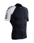 BIOTEX Kurzarm Fahrradtrikot - ULTRA - Weiß/Schwarz