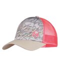 BUFF Fahrradmütze - TRUCKER OZIRA KIDS - Grau/Rosa