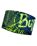 BUFF Fahrradstirnband - COOLNET UV+® WIDE - Gelb/Blau