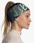 BUFF Fahrradstirnband - COOLNET UV+® WIDE - Gelb/Blau