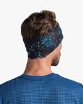 BUFF Fahrradstirnband - COOLNET UV® WIDE - Hellblau/Schwarz