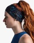 BUFF Fahrradstirnband - COOLNET UV® WIDE - Hellblau/Schwarz
