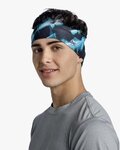 BUFF Fahrradstirnband - COOLNET UV® WIDE - Blau/Schwarz