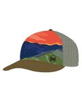 BUFF Fahrradmütze - TRUCKER PANORÁMA - Orange/Blau/Grün