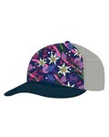 BUFF Fahrradmütze - TRUCKER FLOWERS - Rosa/Blau/Lila