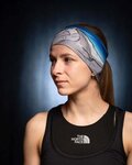 BUFF Fahrradstirnband - COOLNET UV® KRIVÁŇ - Grau/Blau