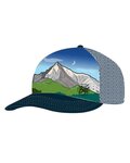 BUFF Fahrradmütze - TRUCKER KRIVÁŇ - Grau/Grün/Blau