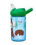 CAMELBAK Fahrrad-Wasserflasche - EDDY®+ KIDS - Braun/Blau/Weiß