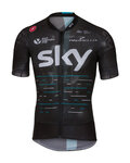 CASTELLI Kurzarm Fahrradtrikot - TEAM SKY 2017 - Schwarz