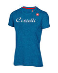 CASTELLI Kurzarm Fahrrad-Shirt - CLASSIC W - Blau