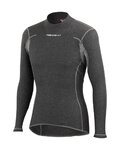CASTELLI Langarm Fahrrad-Shirt - FLANDERS WARM - Grau