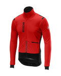 CASTELLI Fahrrad-Thermojacke - ALPHA ROS - Rot/Schwarz