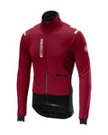 CASTELLI Fahrrad-Thermojacke - ALPHA ROS - Schwarz/Rot