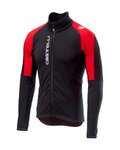 CASTELLI Fahrrad-Thermojacke - MORTIROLO V - Rot/Schwarz
