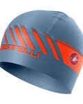 CASTELLI Fahrradmütze - ARRIVO 3 THERMO - Orange/Blau