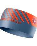 CASTELLI Fahrradstirnband - ARRIVO 3 THERMO - Blau/Orange