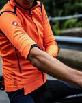 CASTELLI Fahrrad-Thermojacke - PERFETTO ROS CONVERT - Orange