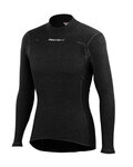 CASTELLI Langarm Fahrrad-Shirt - FLANDERS WARM - Schwarz