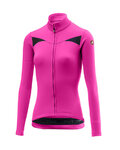CASTELLI Langarm Fahrradtrikot für den Winter - SINERGIA LADY WINTER - Rosa