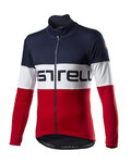 CASTELLI Fahrrad-Thermojacke - PROLOGO WINTER - Blau/Weiß/Rot