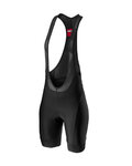 CASTELLI Kurze Fahrradhose mit Trägern - PRIMA LADY - Schwarz