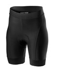 CASTELLI Fahrradshorts ohne Träger - PRIMA LADY - Türkis/Schwarz