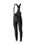 CASTELLI Lange Fahrradhose mit Trägern - VELOCISSIMO WINTER - Schwarz
