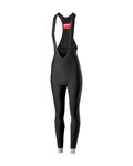 CASTELLI Lange Fahrradhose mit Trägern - TUTTO NANO LADY WNT - Schwarz