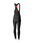 CASTELLI Lange Fahrradhose mit Trägern - TUTTO NANO LADY WNT - Schwarz