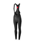CASTELLI Lange Fahrradhose mit Trägern - VELOCISSIMA LADY WNT - Schwarz