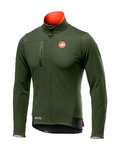 CASTELLI Fahrrad-Thermojacke - DOUBLE ESPRESSO - Grün
