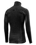CASTELLI Langarm Fahrrad-Shirt - FLANDERS WARM NECK - Schwarz