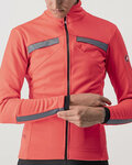 CASTELLI Fahrrad-Thermojacke - DINAMICA LADY WINTER - Rosa