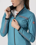 CASTELLI Fahrrad-Thermojacke - DINAMICA LADY WINTER - Hellblau