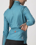 CASTELLI Fahrrad-Thermojacke - DINAMICA LADY WINTER - Hellblau