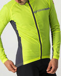 CASTELLI Winddichte Fahrradjacke - SQUADRA STRECH - Gelb