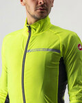 CASTELLI Winddichte Fahrradjacke - SQUADRA STRECH - Gelb