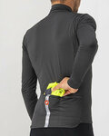 CASTELLI Winddichte Fahrradjacke - SQUADRA STRECH - Gelb