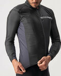 CASTELLI Winddichte Fahrradjacke - SQUADRA STRECH - Schwarz