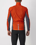 CASTELLI Winddichte Fahrradjacke - SQUADRA STRECH - Rot