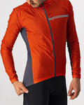 CASTELLI Winddichte Fahrradjacke - SQUADRA STRECH - Rot