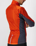 CASTELLI Winddichte Fahrradjacke - SQUADRA STRECH - Rot