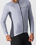 CASTELLI Winddichte Fahrradjacke - SQUADRA STRECH - Grau