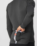 CASTELLI Winddichte Fahrradjacke - SQUADRA STRECH - Grau