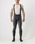 CASTELLI Lange Fahrradhose mit Trägern - VELOCISSIMO 5 WINTER - Schwarz