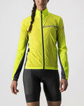 CASTELLI Winddichte Fahrradjacke - SQUADRA STRECH LADY - Gelb